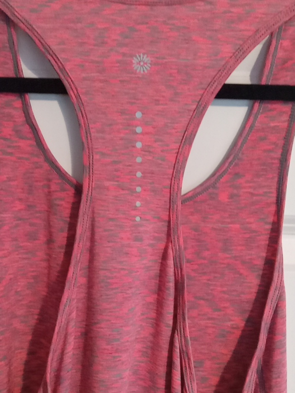 Athleta Heathered Pink Racerback Tank - Picture 4 of 4